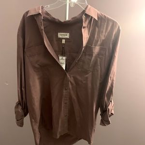 Long sleeve “boyfriend” shirt